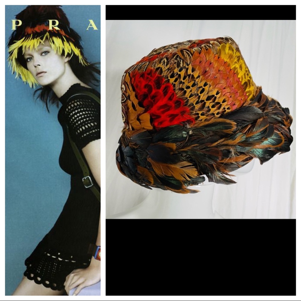 Vintage Feathered Hat